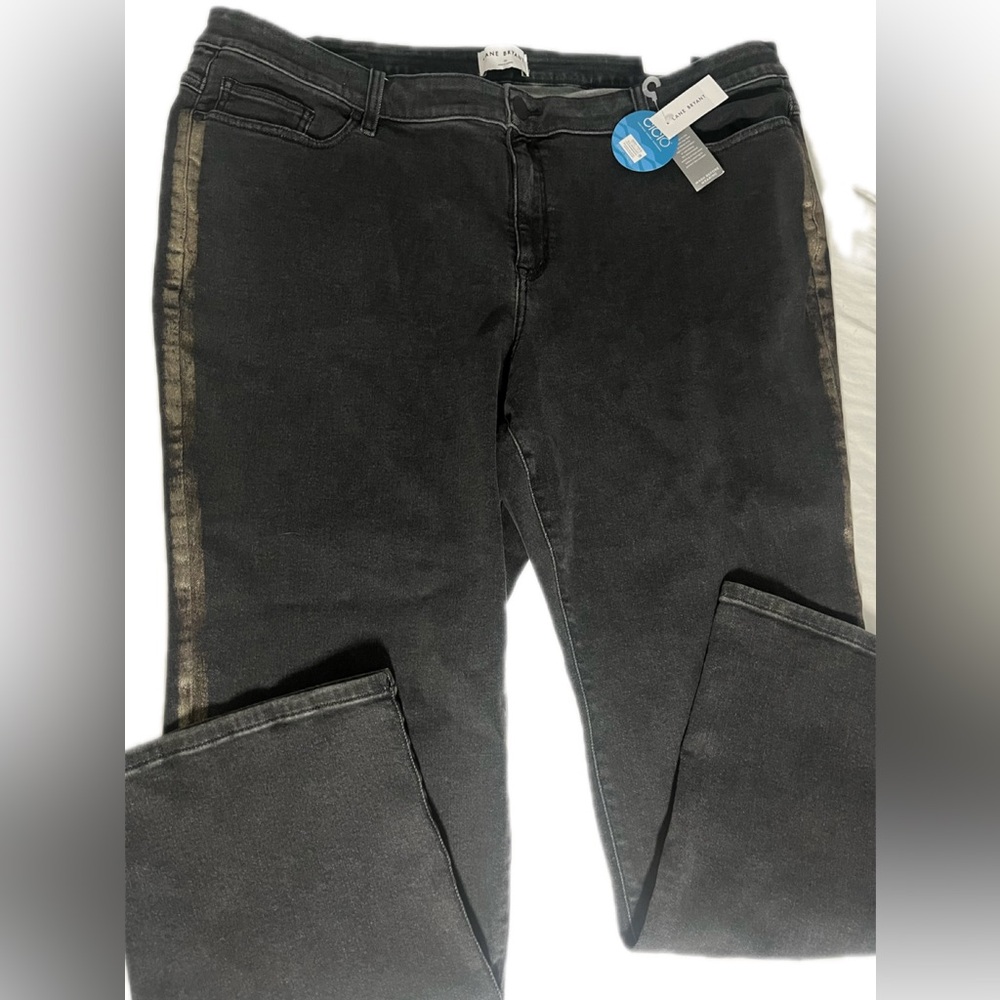 Lane Bryant Body Icon Flex Waistband Mid-Rise Skinny Jeans Plus Size 26 NWT